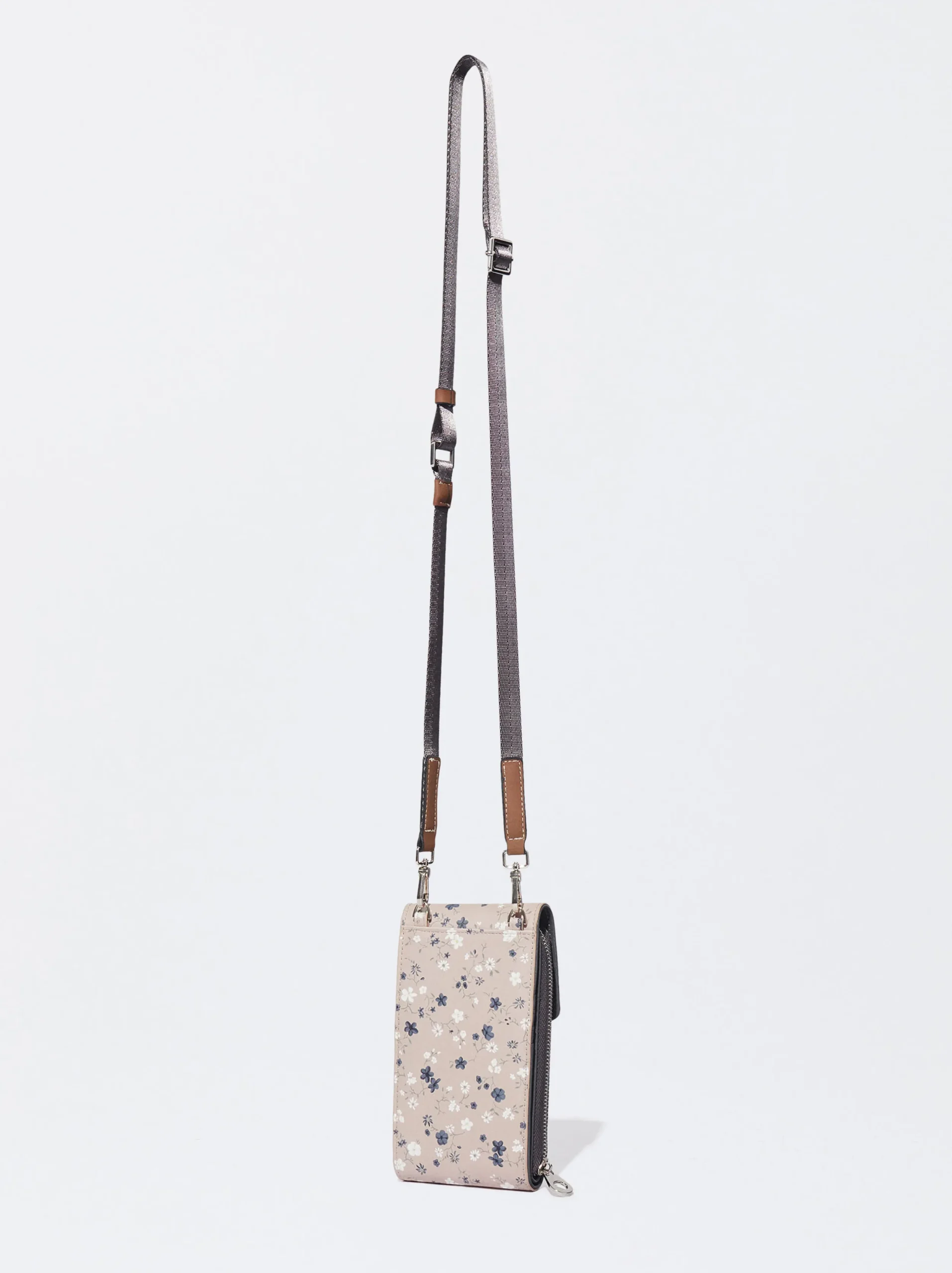 PARFOIS Bolso Para Móvil Estampado Floral Beige Best