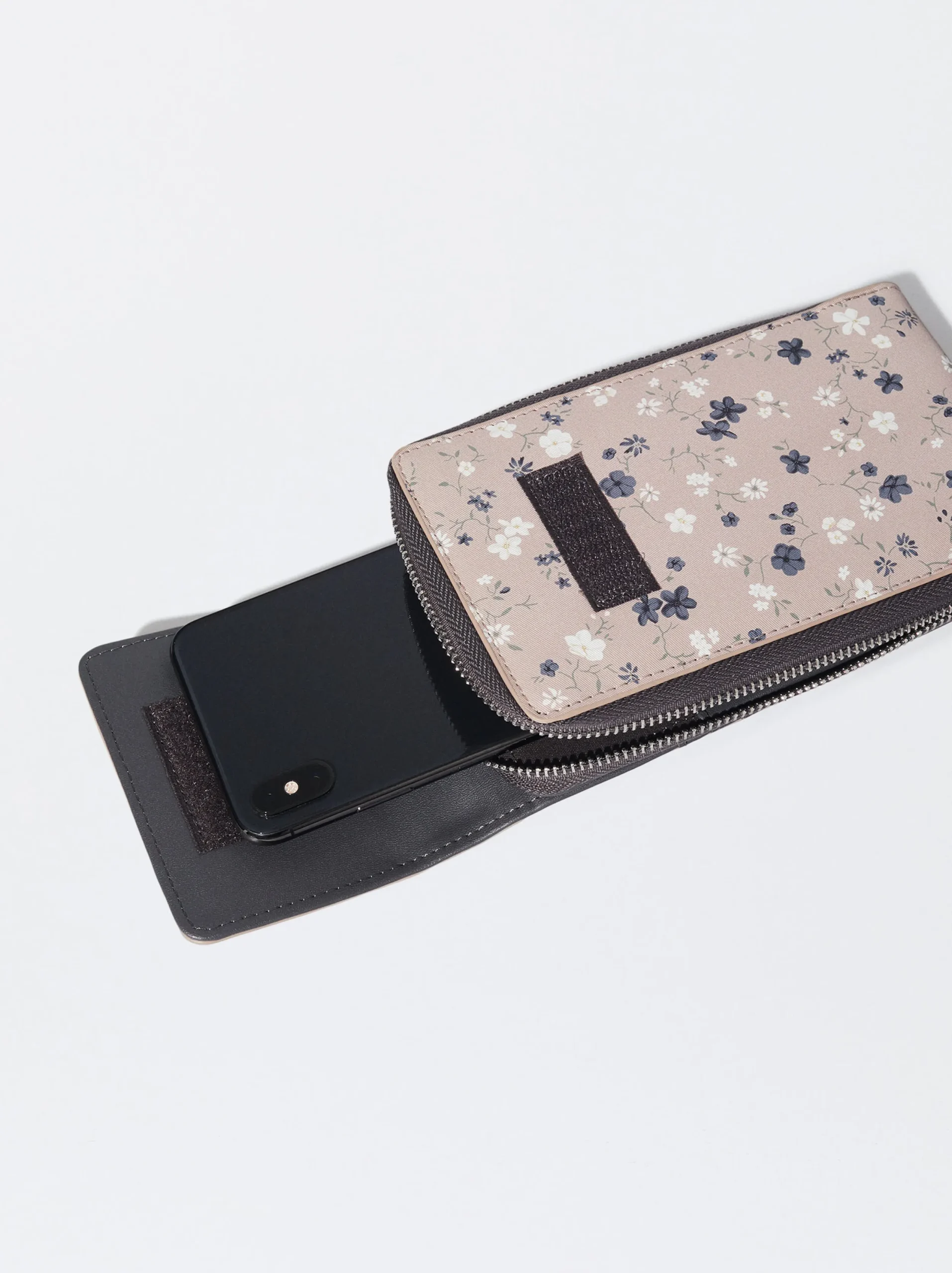 PARFOIS Bolso Para Móvil Estampado Floral Beige Best