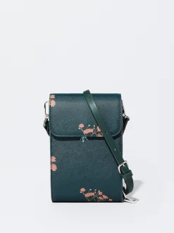 PARFOIS Bolso Para Móvil Estampado Floral Verde Flash Sale