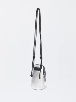PARFOIS Bolso Para Móvil Metalizado Plateado Discount