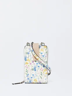 PARFOIS Bolso Porta Móvil Estampado Floral Azul Best Sale
