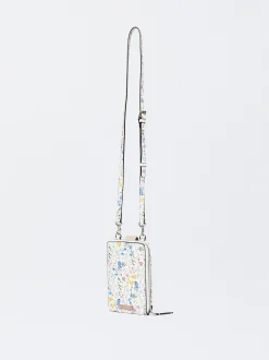 PARFOIS Bolso Porta Móvil Estampado Floral Azul Best Sale