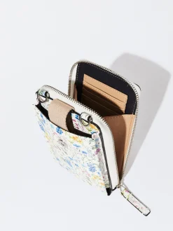 PARFOIS Bolso Porta Móvil Estampado Floral Azul Best Sale