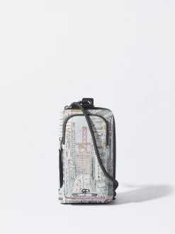 PARFOIS Bolso Porta Móvil Estampado Gris Best