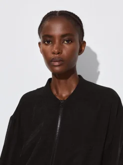 PARFOIS Bomber Lyocell Negro Cheap