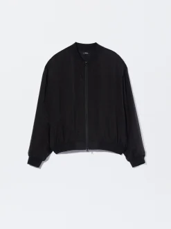 PARFOIS Bomber Lyocell Negro Cheap