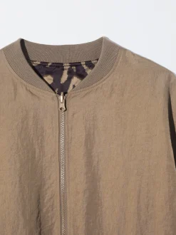 PARFOIS Bomber Reversible Marr&oacute;n Sale