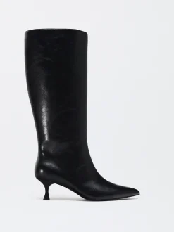 PARFOIS Bota Tacón Kitten Negro Sale
