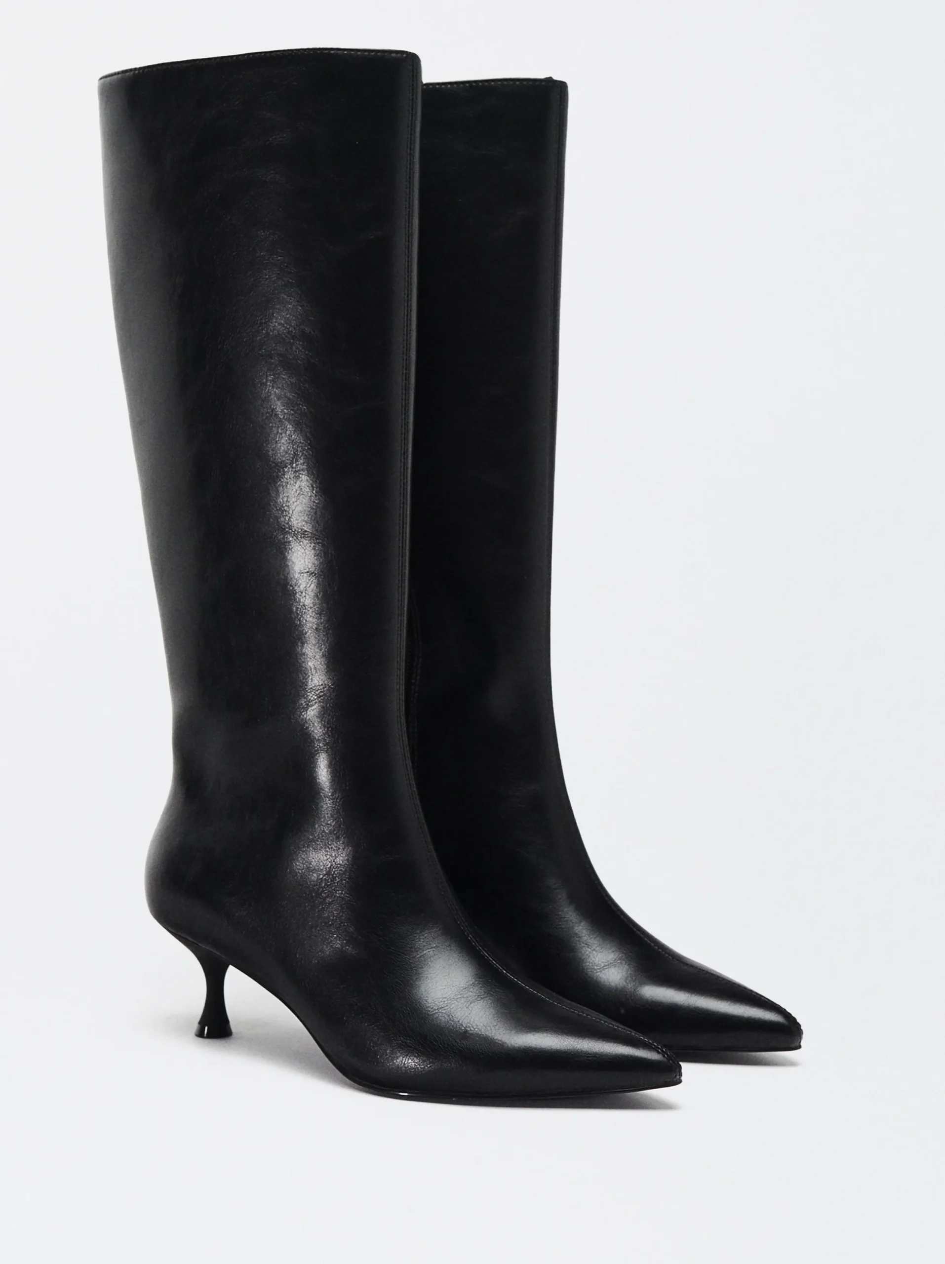 PARFOIS Bota Tacón Kitten Negro Sale