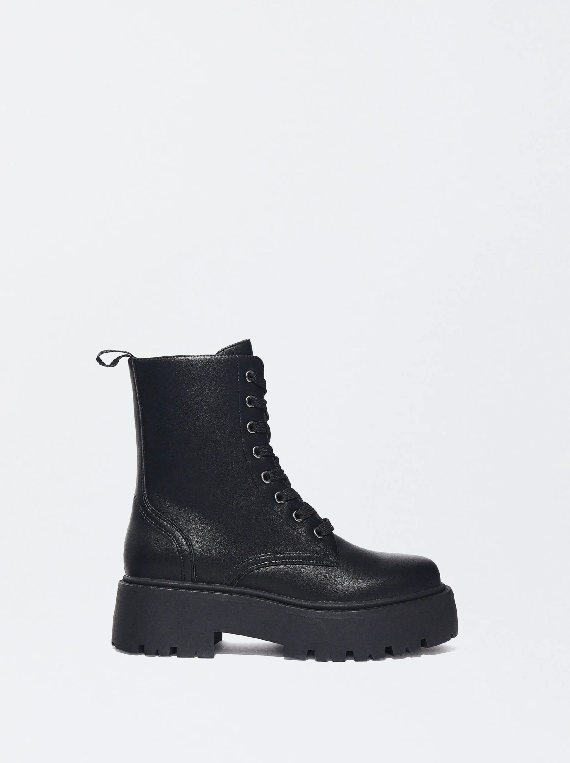 PARFOIS Bota Track Acordonada Negro Online