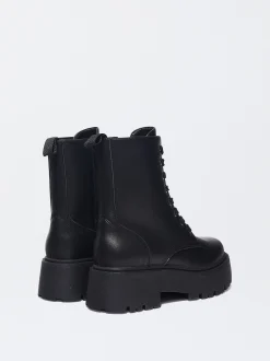 PARFOIS Bota Track Acordonada Negro Online