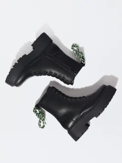 PARFOIS Bota Track Acordonada Negro Online