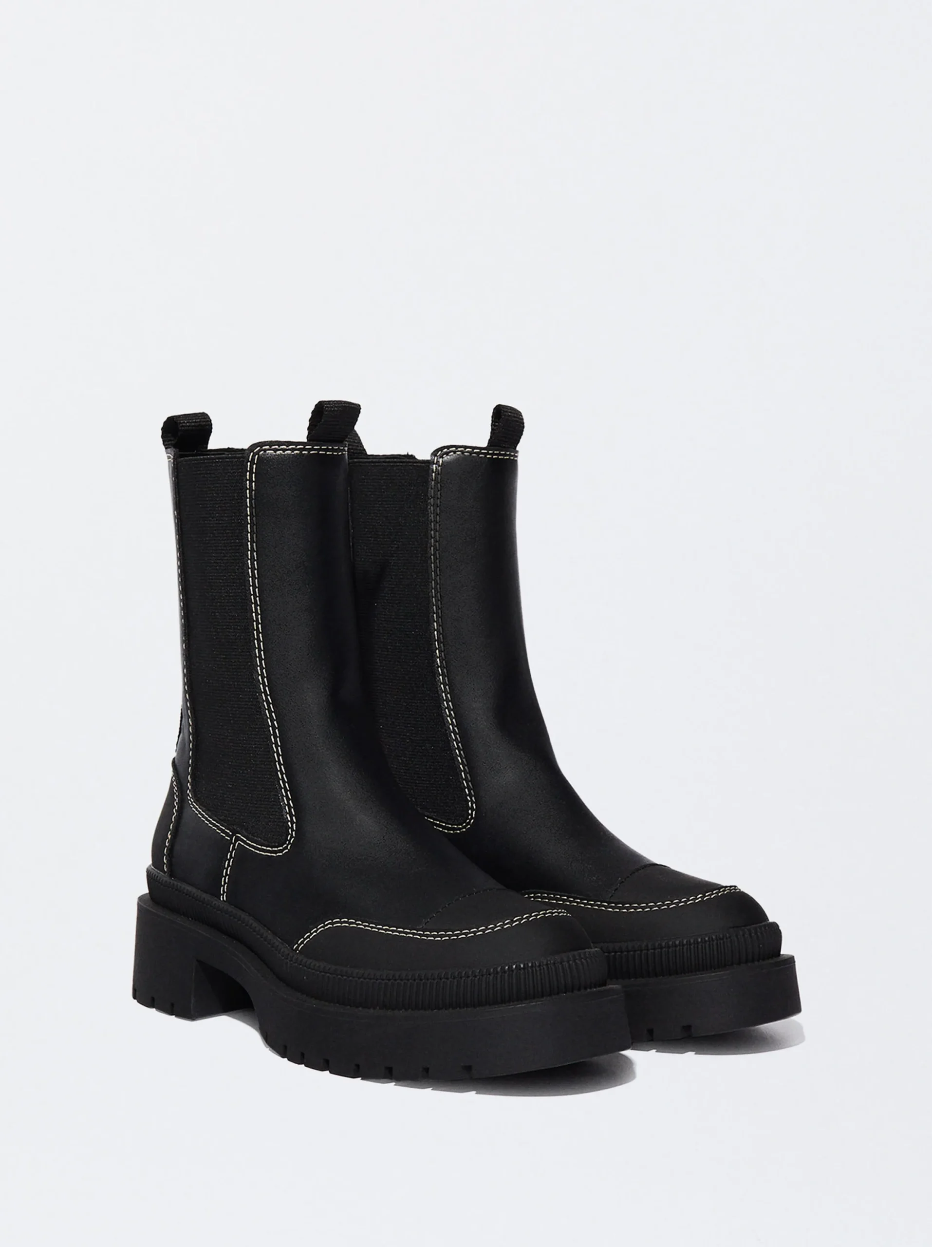 PARFOIS Botas Con Suela Track Negro Hot