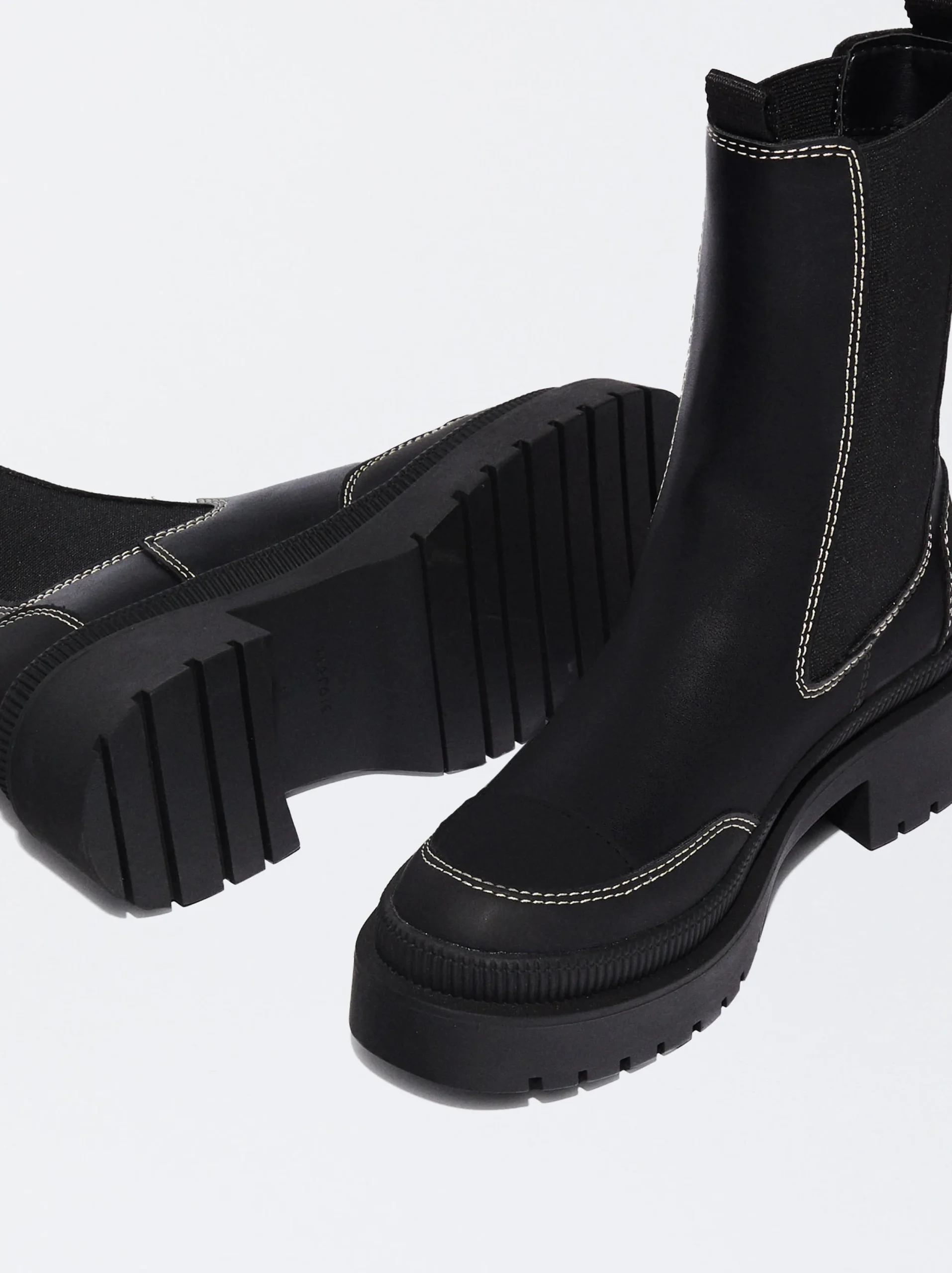 PARFOIS Botas Con Suela Track Negro Hot