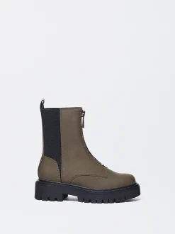 PARFOIS Botas Con Suela Track Caqui Flash Sale