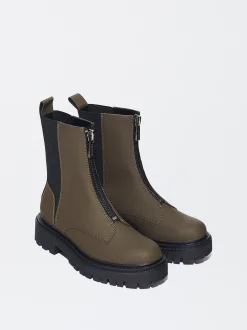 PARFOIS Botas Con Suela Track Caqui Flash Sale