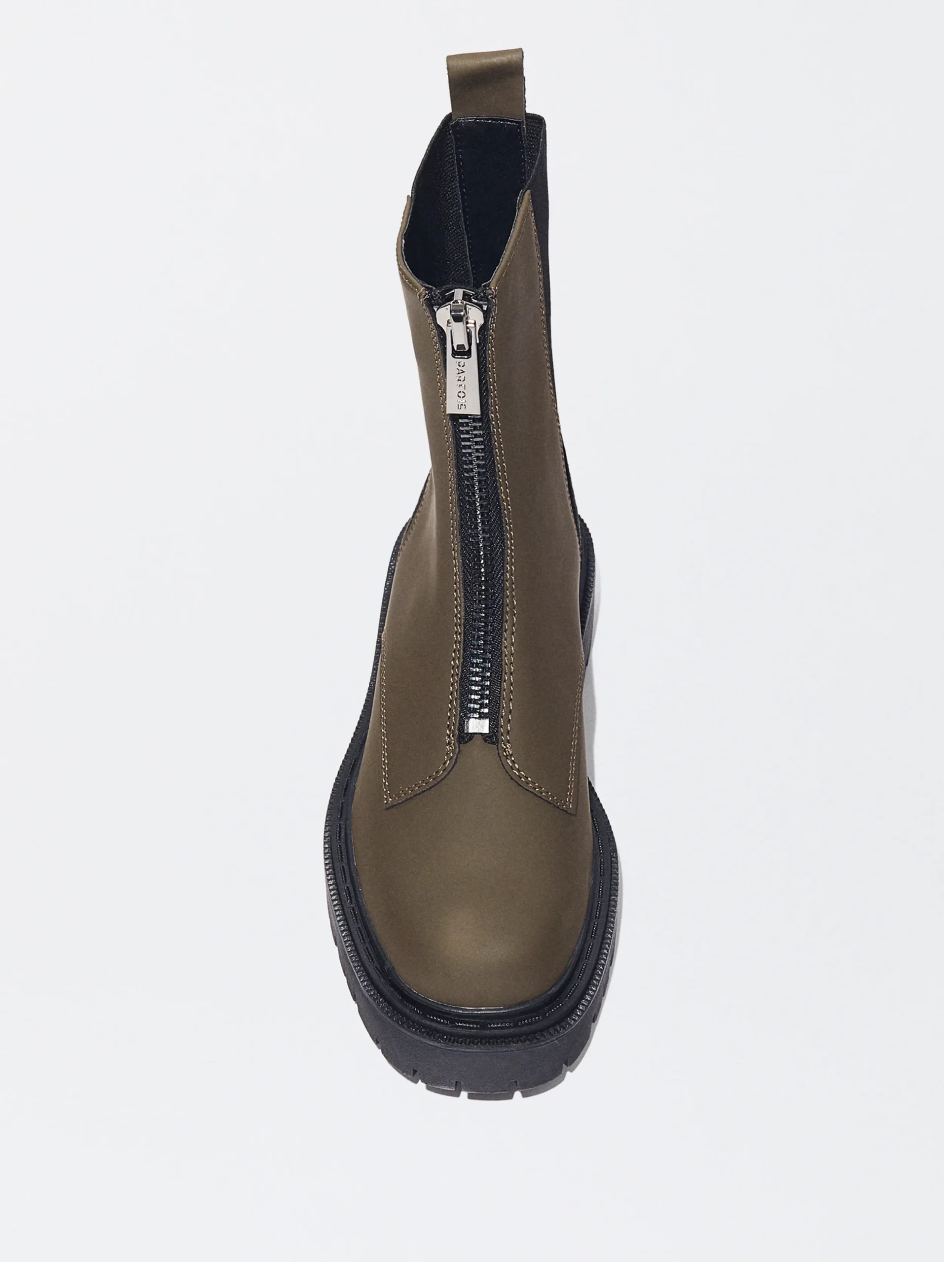 PARFOIS Botas Con Suela Track Caqui Flash Sale