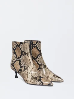 PARFOIS Bot&iacute;n Estampado Animal Tac&oacute;n Kitten Beige Best Sale