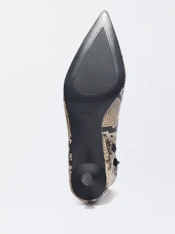PARFOIS Botín Estampado Animal Tacón Kitten Beige Best Sale