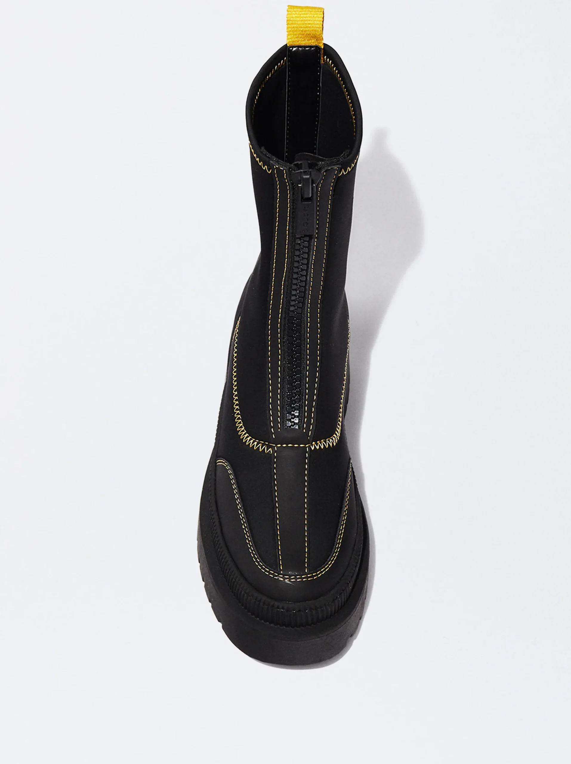 PARFOIS Botín Stretch Pespuntes Negro Cheap