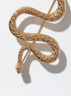 PARFOIS Broche Con Cobra Dorado Store