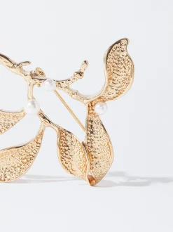 PARFOIS Broche Con Perlas Blanco Best