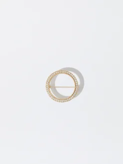 PARFOIS Broche Con Strass Dorado Hot