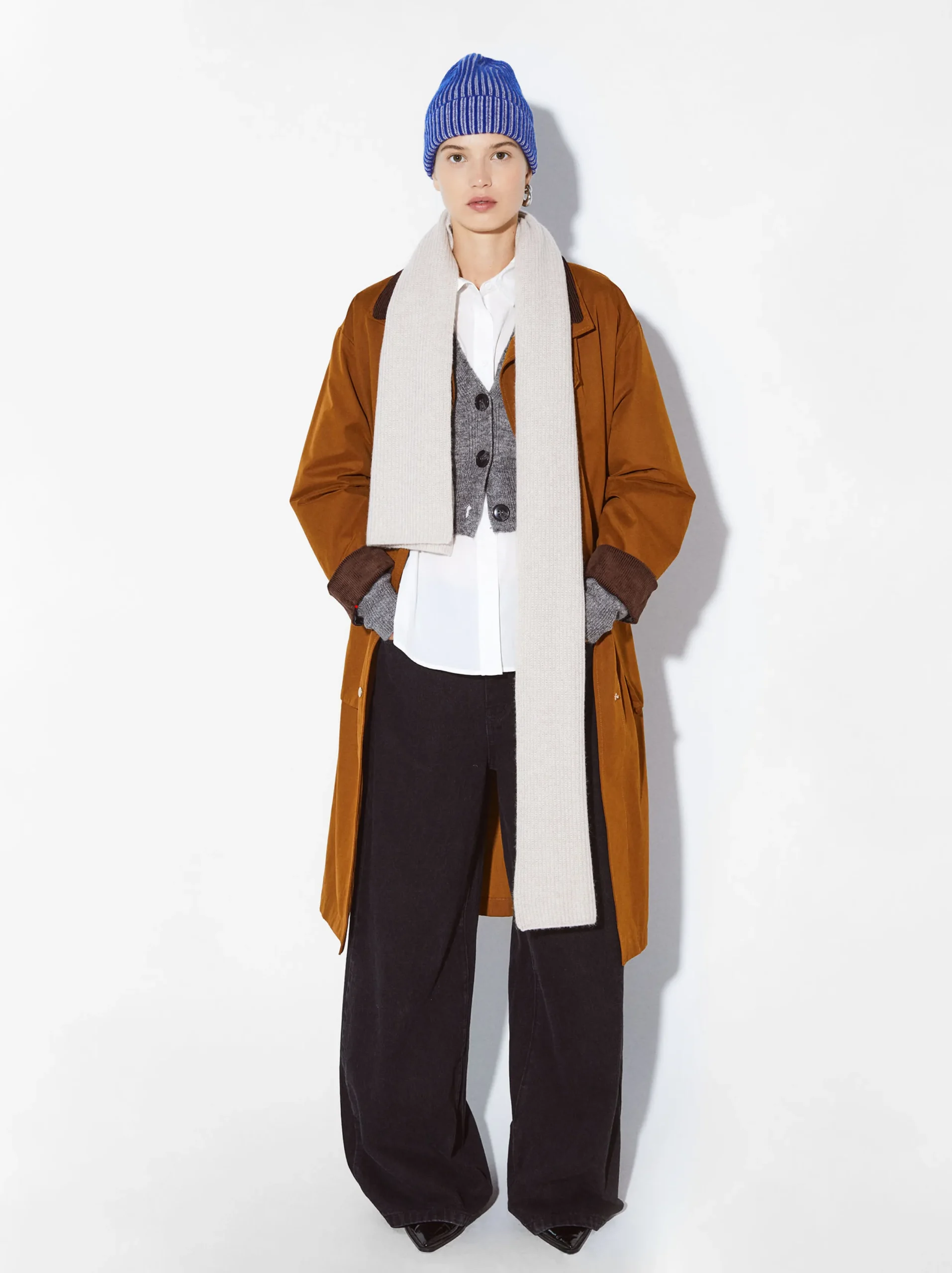 PARFOIS Bufanda 100% Cashmere Crudo Hot