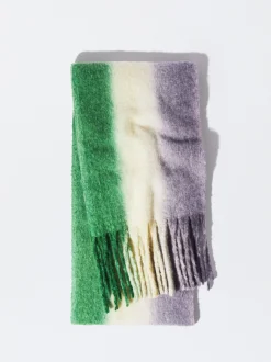 PARFOIS Bufanda Con Flecos Multicor Cheap