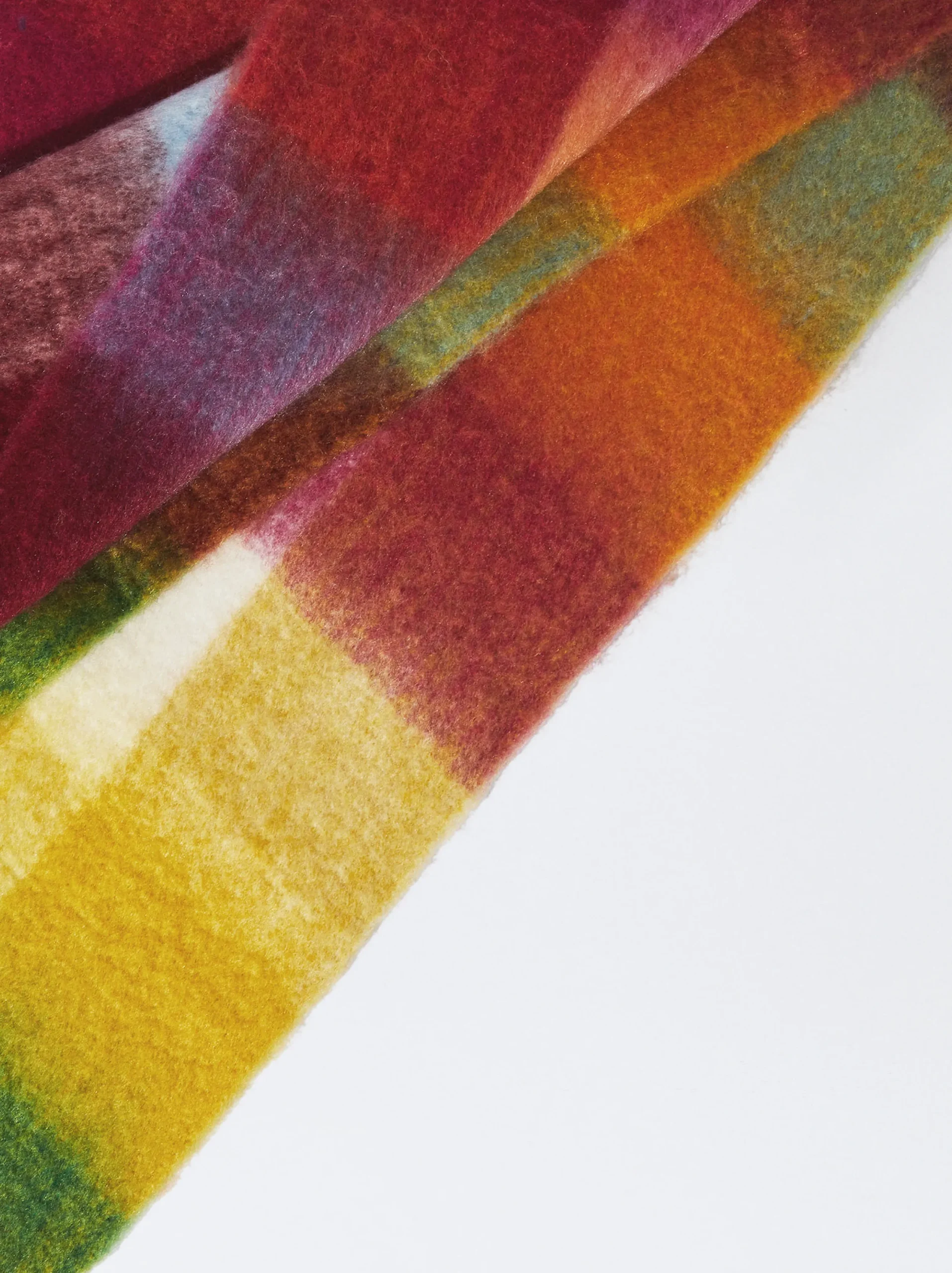 PARFOIS Bufanda Con Flecos Multicor Clearance