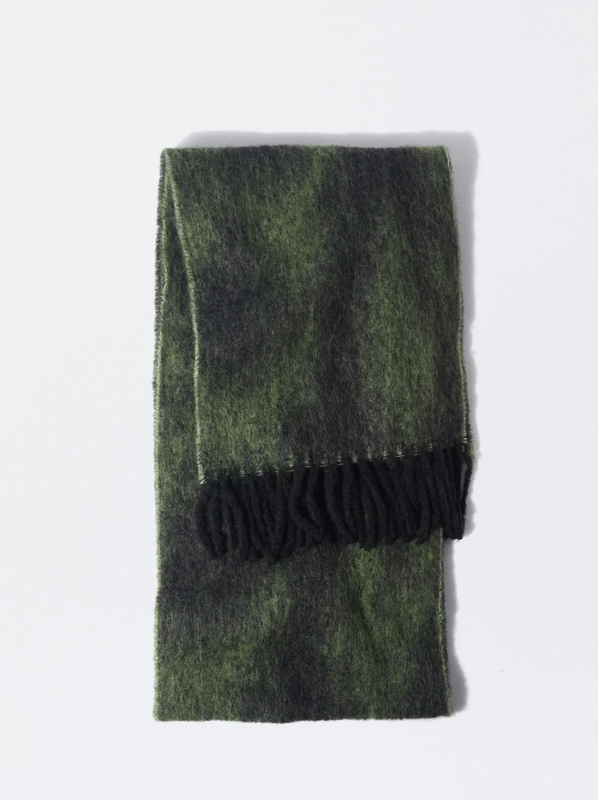 PARFOIS Bufanda Con Flecos Con Lana Y Alpaca Multicor Sale