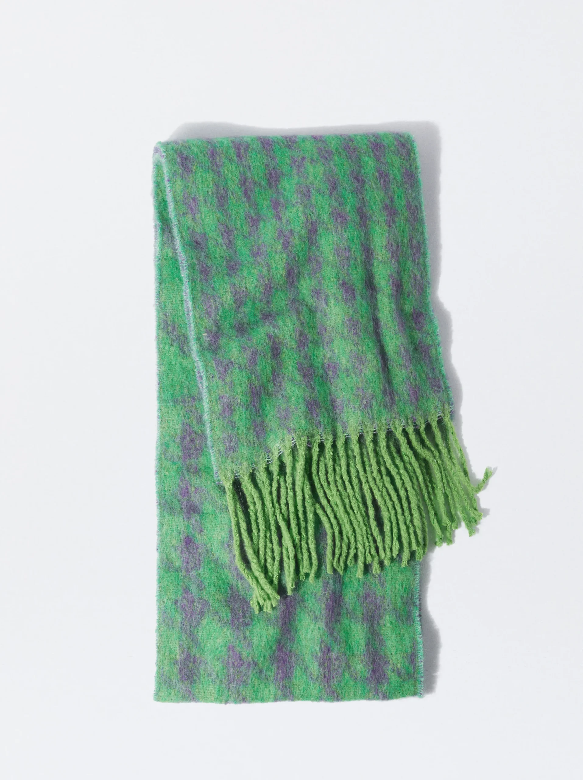 PARFOIS Bufanda Con Flecos Con Lana Y Alpaca Multicor Online