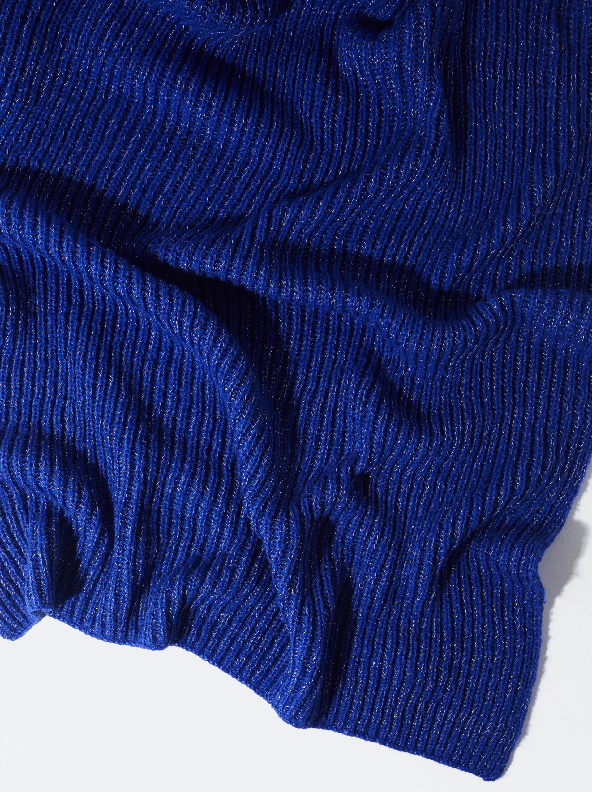 PARFOIS Bufanda Con Lúrex Azul Clearance