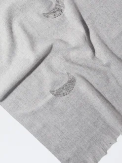 PARFOIS Bufanda Con Strass Gris Best Sale