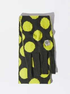 PARFOIS Bufanda Jacquard Maxi Con Flecos Amarillo Flash Sale