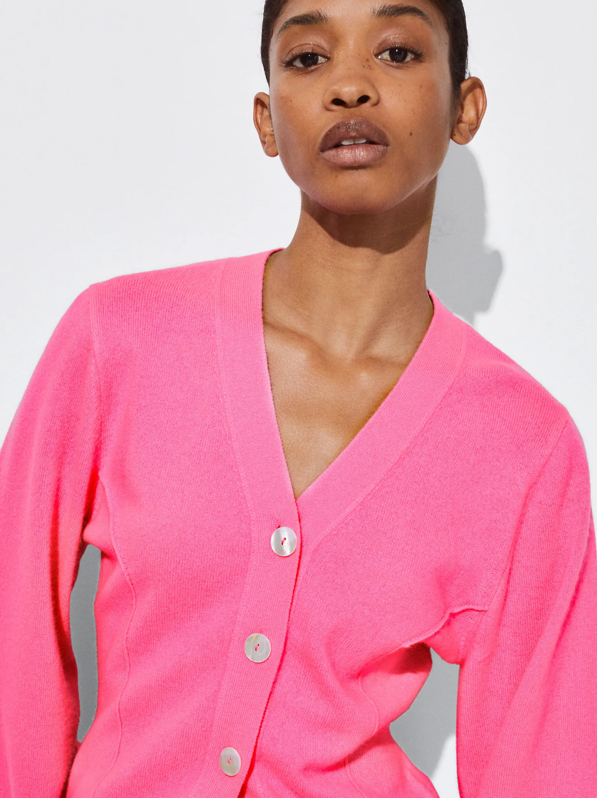PARFOIS Cárdigan Cashmere Rosa Cheap