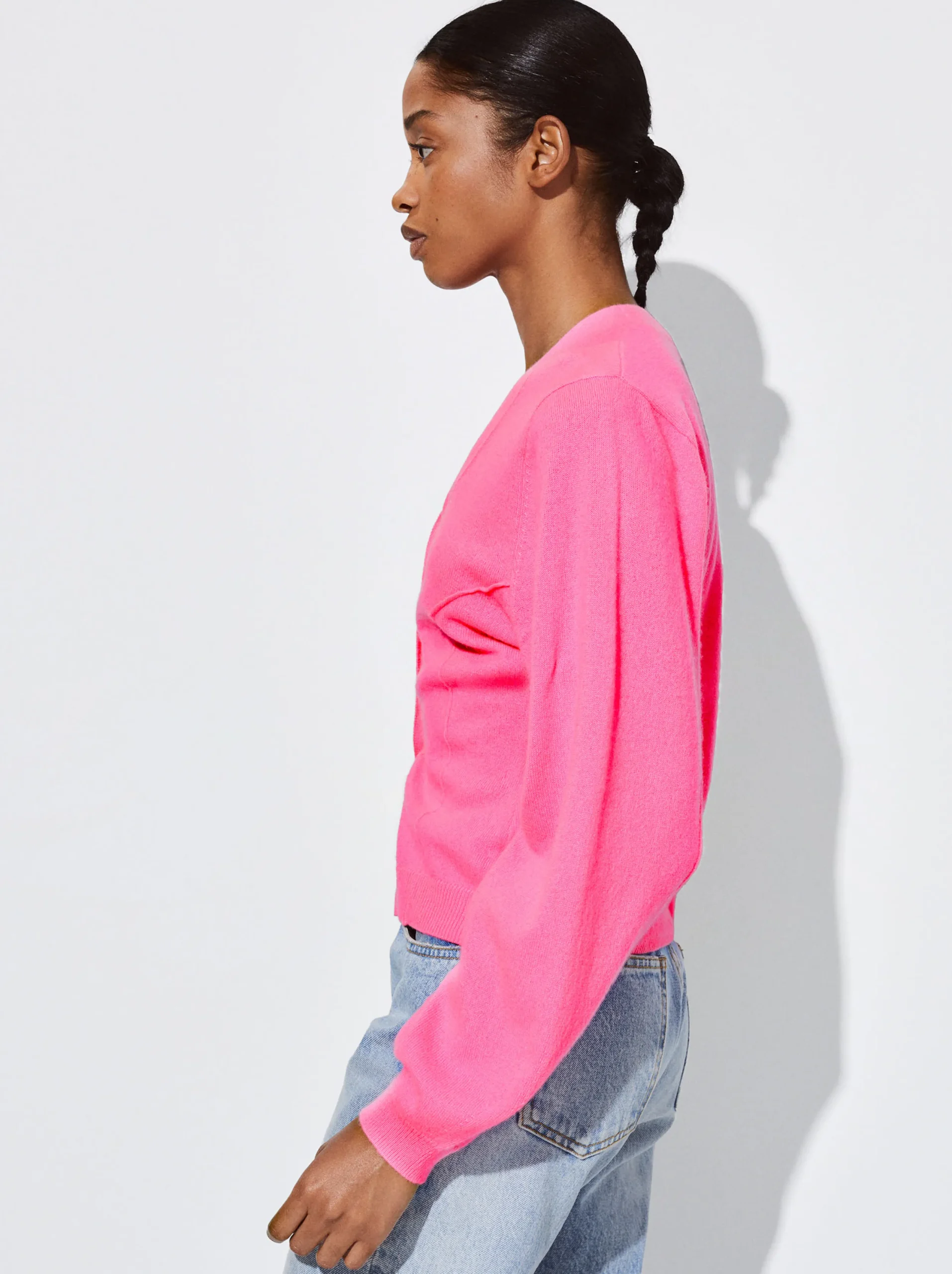 PARFOIS Cárdigan Cashmere Rosa Cheap