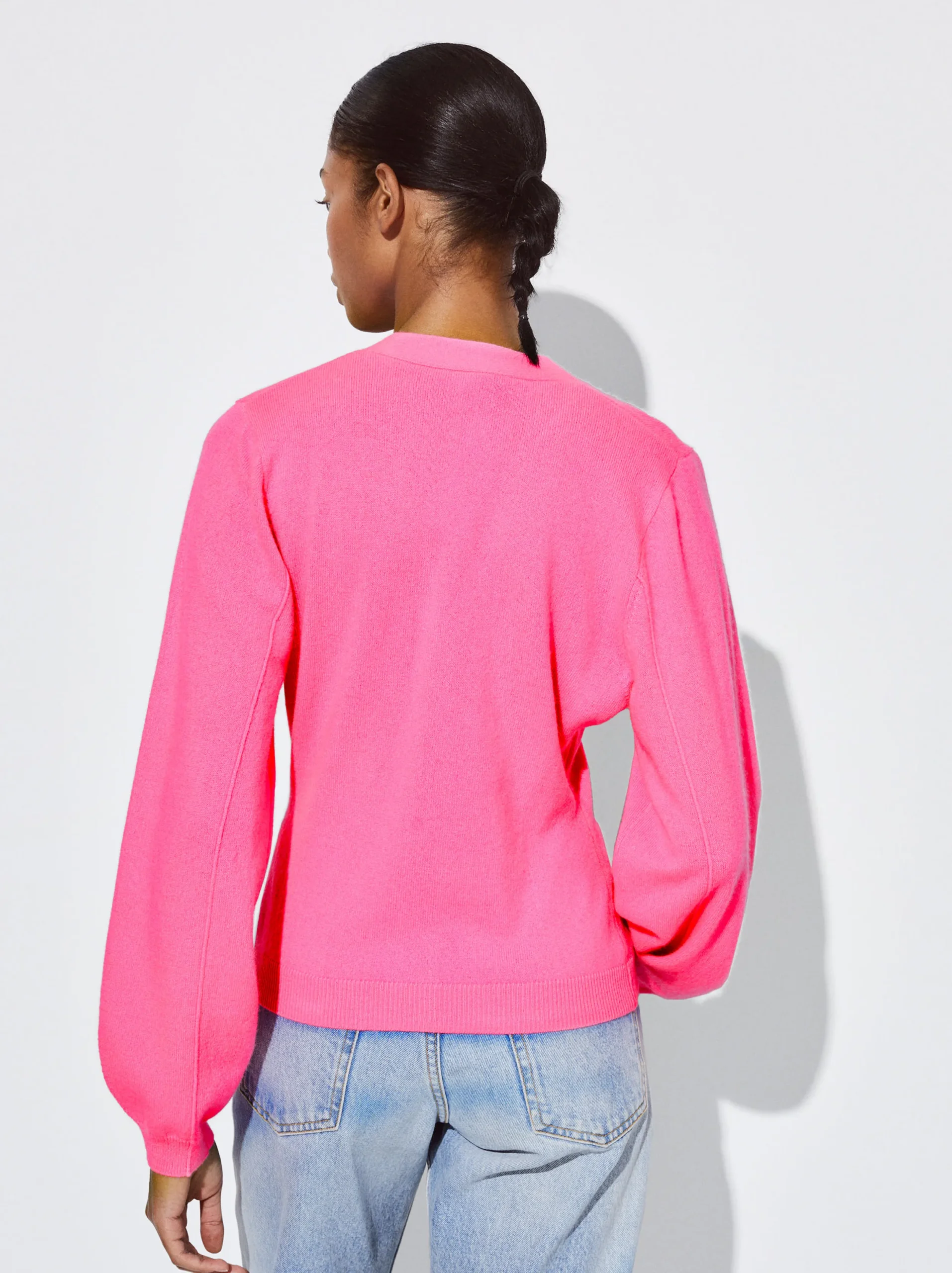 PARFOIS Cárdigan Cashmere Rosa Cheap