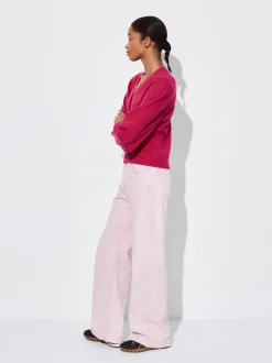 PARFOIS Cárdigan Cashmere Fucsia Best Sale