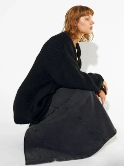 PARFOIS Cárdigan Con Mezcla De Lana Negro Store