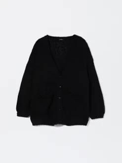 PARFOIS Cárdigan Con Mezcla De Lana Negro Store