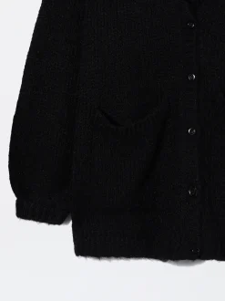 PARFOIS Cárdigan Con Mezcla De Lana Negro Store