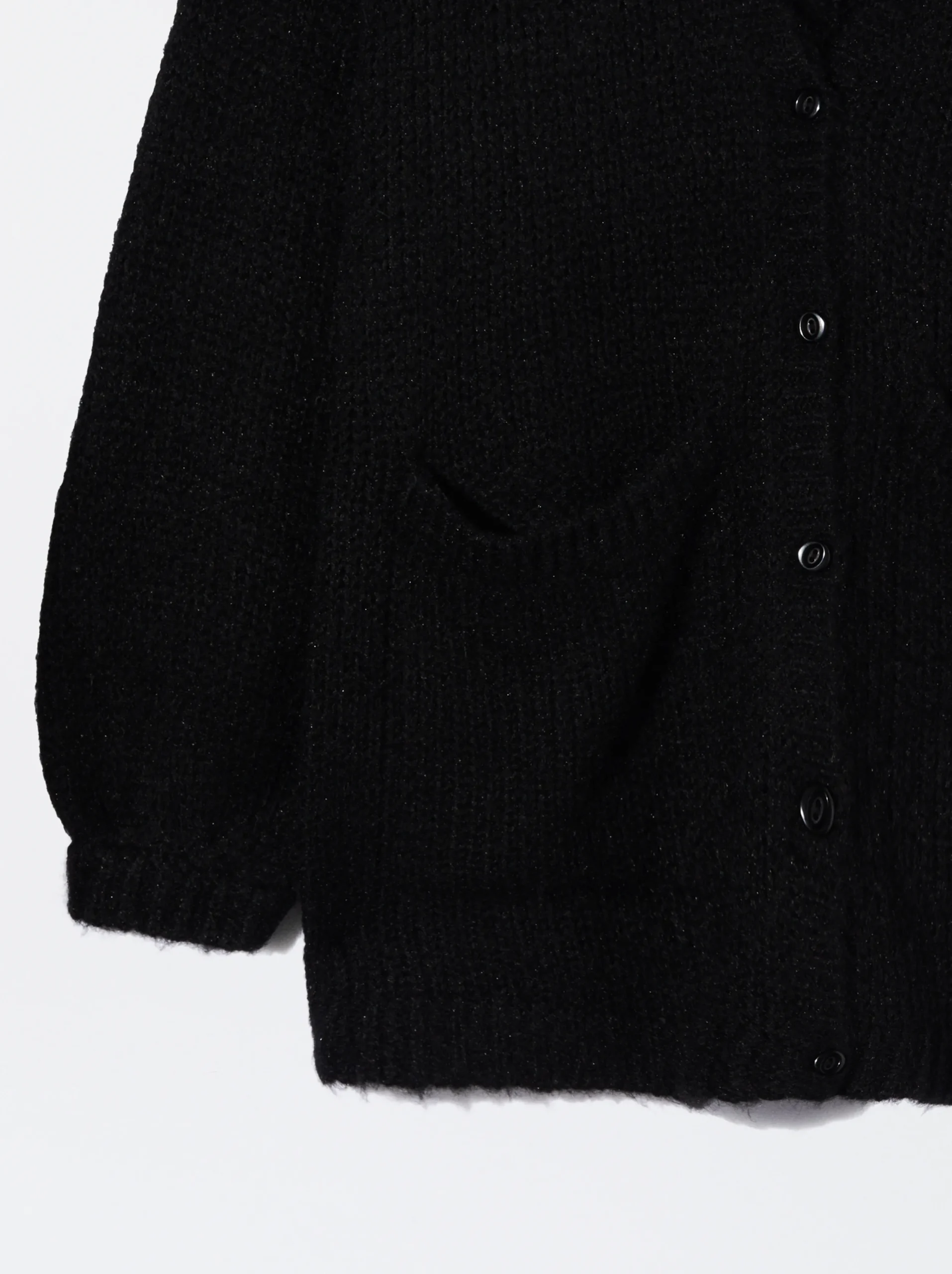 PARFOIS Cárdigan Con Mezcla De Lana Negro Store