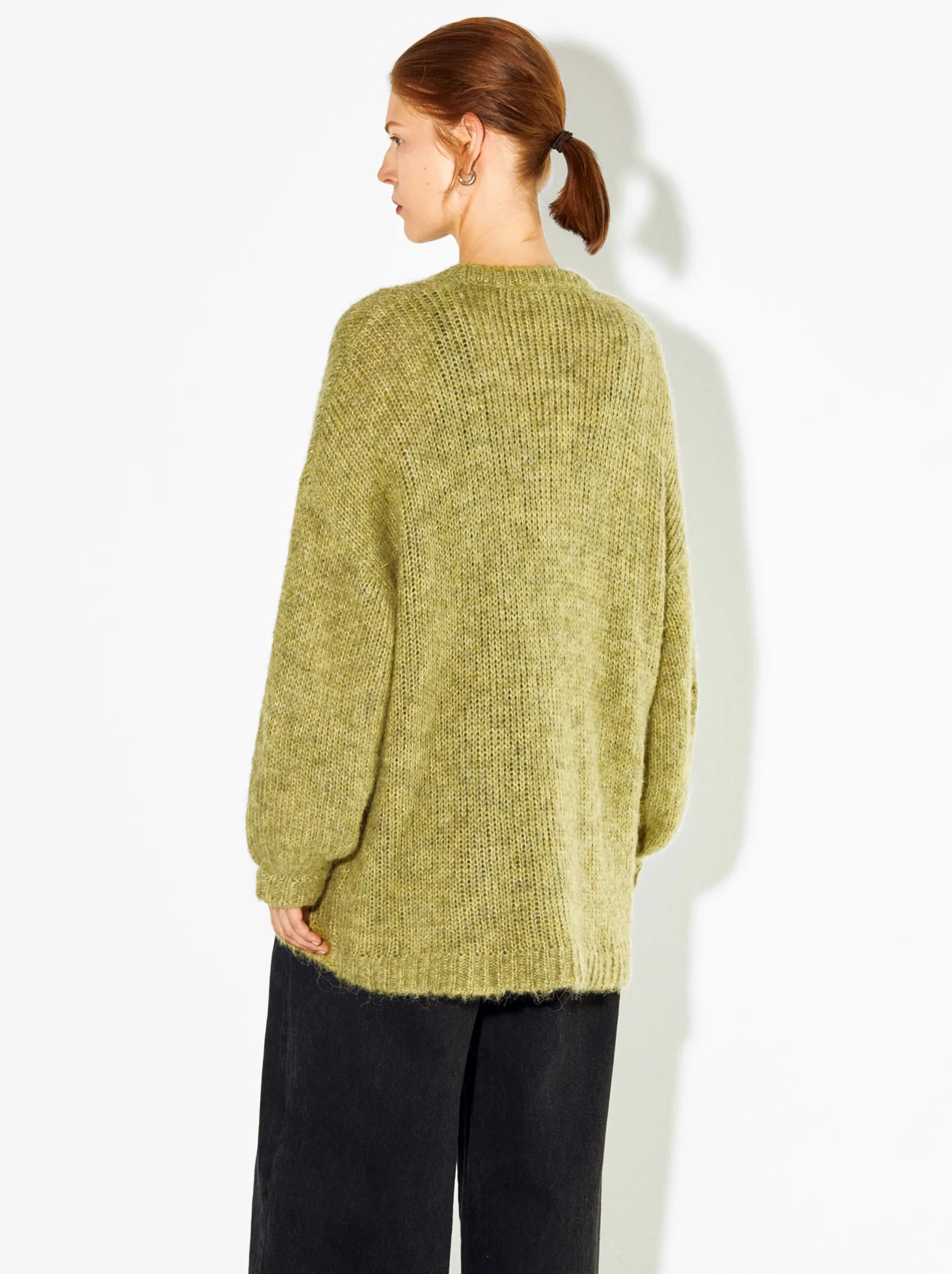 PARFOIS Cárdigan Con Mezcla De Lana Verde Best