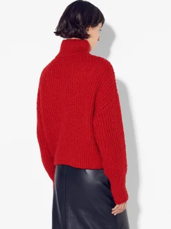 PARFOIS C&aacute;rdigan De Punto Cierre De Cremallera Rojo Online
