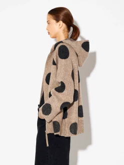 PARFOIS Cárdigan De Punto Jacquard Camel Sale