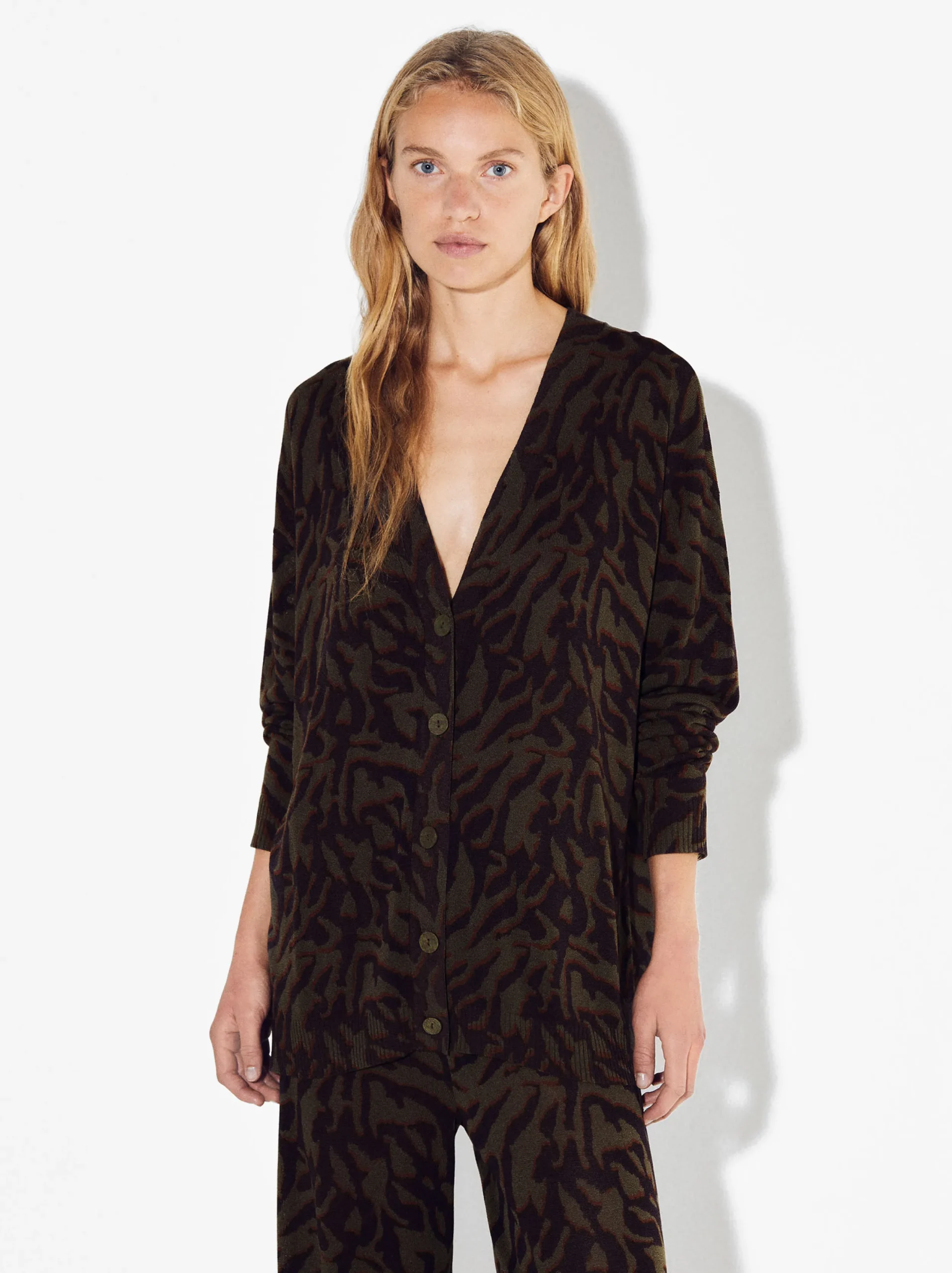 PARFOIS Cárdigan De Punto Jacquard Clearance