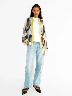 PARFOIS Cárdigan De Punto Jacquard Multicor Best