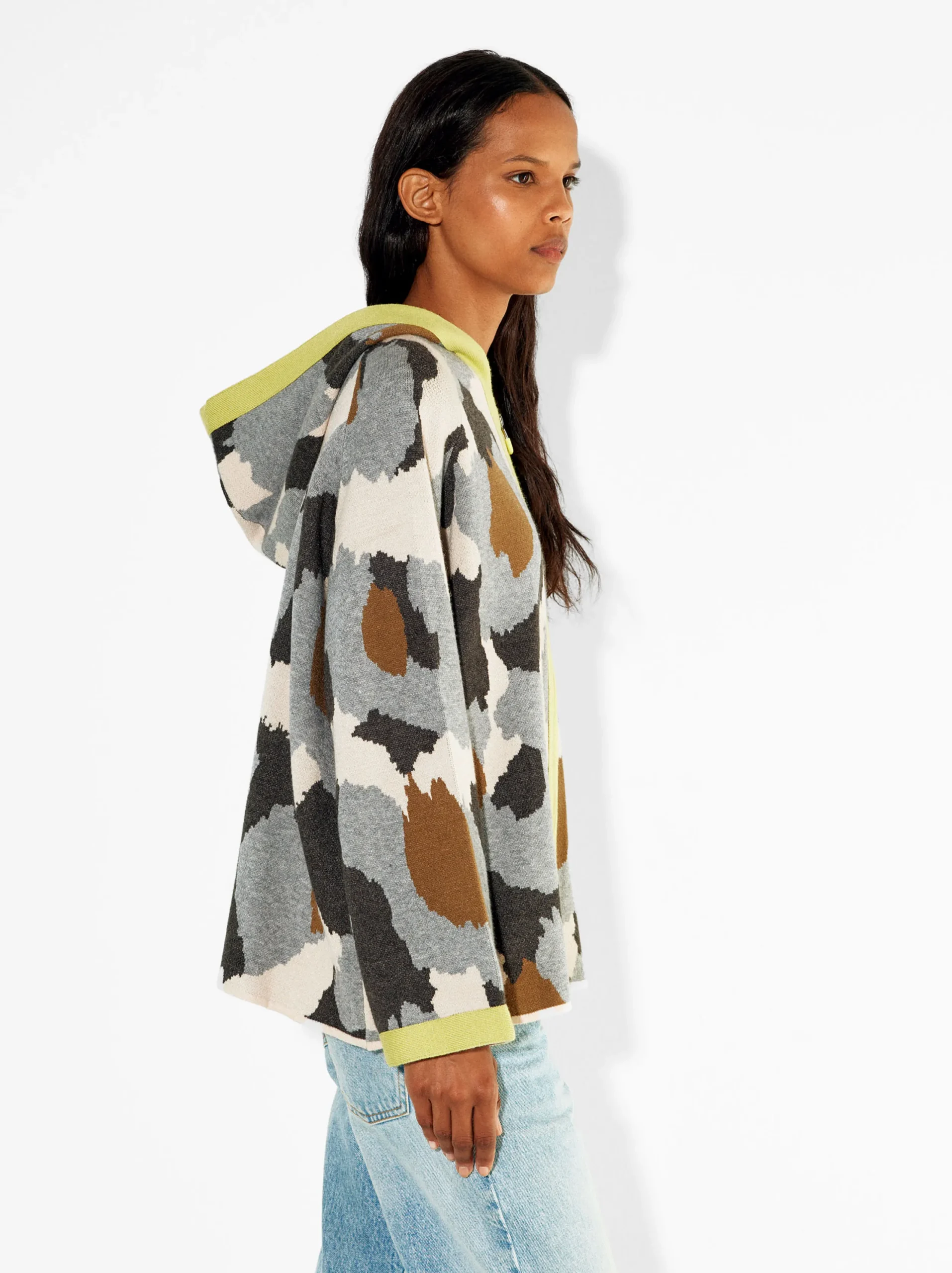 PARFOIS Cárdigan De Punto Jacquard Multicor Best
