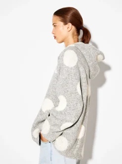 PARFOIS C&aacute;rdigan De Punto Jacquard Gris Hot
